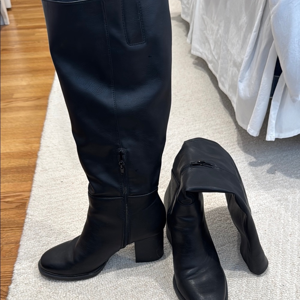 Zodiac Black Heeled Boots